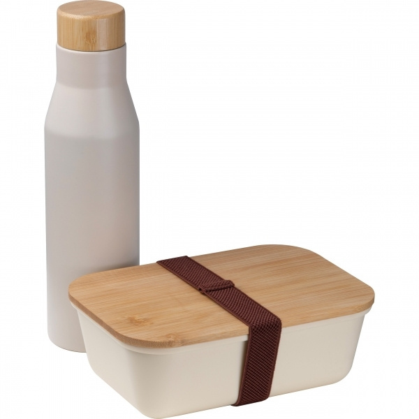 Logotrade promotional giveaways photo of: Set Lunchbox with stainless steel bottle Toronto