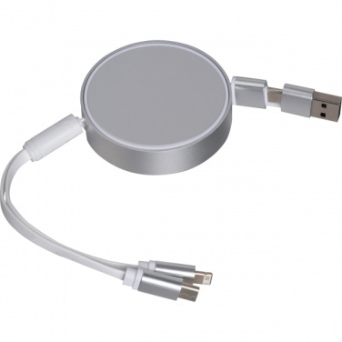 Logotrade corporate gifts photo of: Charging cable made from recycled aluminum Ostend