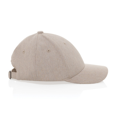 Logo trade advertising products picture of: Milo AWARE™ recycled heather 6 panel cap 200gr