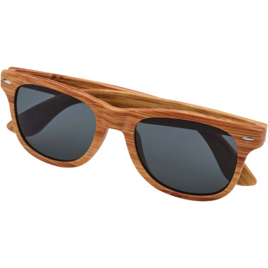Logo trade promotional merchandise picture of: Mira wood-look sunglasses