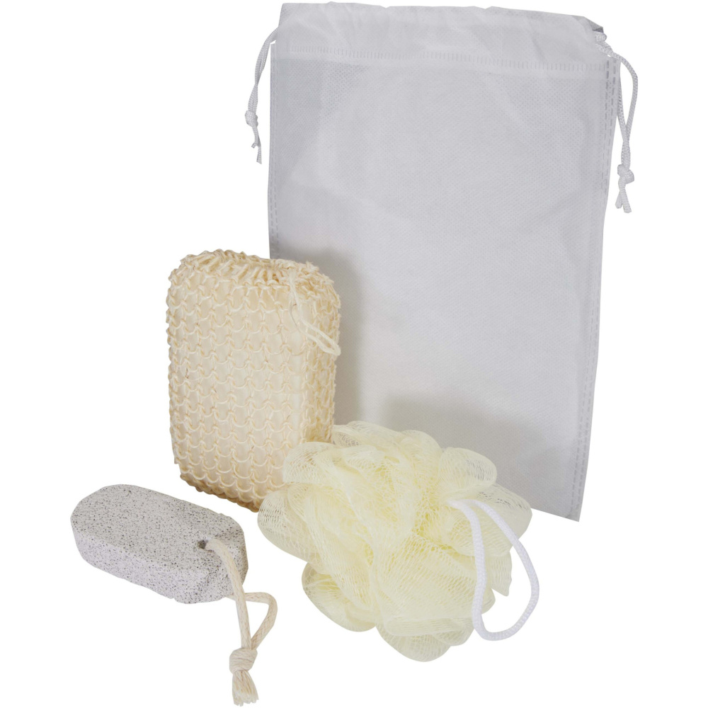Logotrade promotional merchandise image of: Harmony 3-piece bath accessories set