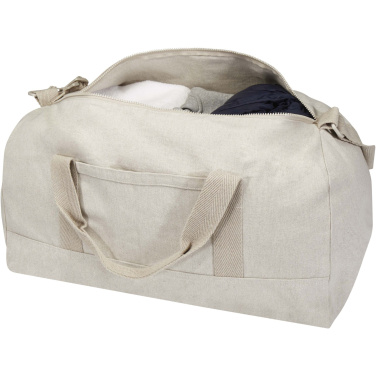 Logo trade advertising product photo of: Porter 500 g/m² Aware™ recycled duffel bag 50L