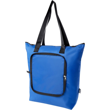 Logotrade promotional products photo of: EcoFold RPET foldable tote cooler bag 15L