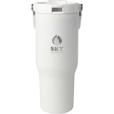 Logotrade promotional gift image of: Bronx 900 ml RCS recycled stainless steel copper vacuum insulated tumbler with dual function lid