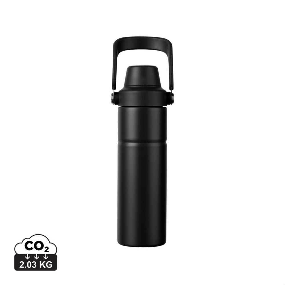 Logo trade promotional items picture of: Baltimore trek RCS recycled SS bottle 600 ML