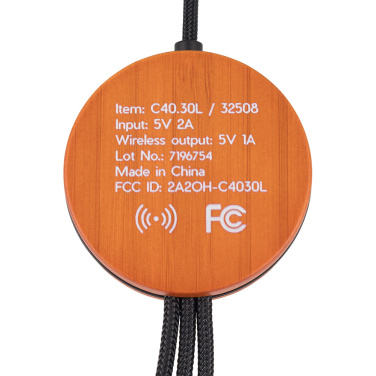 Logotrade promotional merchandise picture of: Big cable 4in1 with illuminated logo - i5w