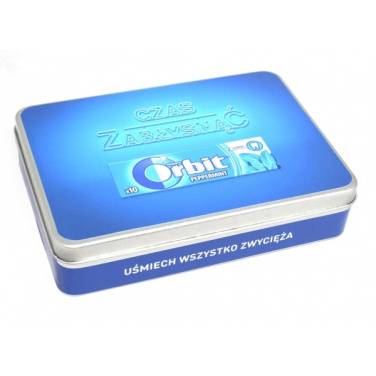 Logotrade business gift image of: Metal box 18x12,6x4 cm