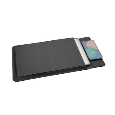 Logo trade corporate gifts picture of: Swiss Peak 15W magnetic charging laptop sleeve 14-15,6"
