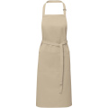 Andrea 240 g/m² apron with adjustable neck strap, Oatmeal