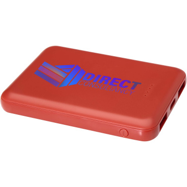 Logo trade advertising products image of: Asama 5000 mAh Type-C recycled plastic power bank