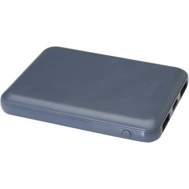 Logo trade promotional giveaways image of: Asama 5000 mAh Type-C recycled plastic power bank