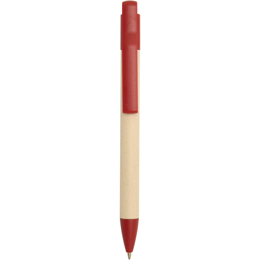 Logo trade promotional products picture of: Liliana sugarcane paper ballpoint pen (blue ink)