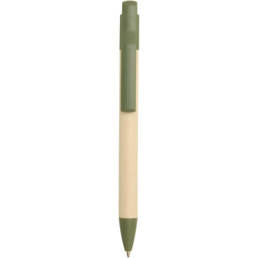 Logotrade promotional giveaway picture of: Liliana sugarcane paper ballpoint pen (blue ink)