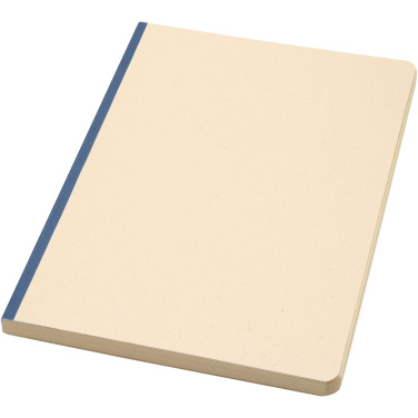 Logo trade promotional giveaways image of: Liliana A5 sugarcane and RPET soft cover notebook