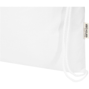 Logotrade advertising product image of: Oregon Blend 140 g/m² GRS recycled drawstring bag 5L