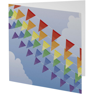 Logo trade business gifts image of: Herald square greeting card