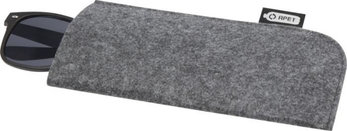 Logo trade business gifts image of: Felta GRS recycled pouch for glasses