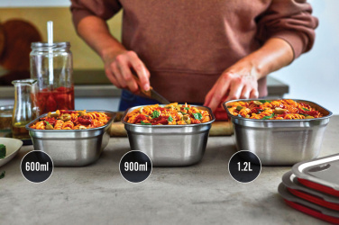 Logo trade promotional giveaways image of: Black+Blum Mealprep Box 3pcs Set Small, Medium, Large