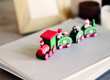 Logotrade promotional items photo of: Wooden Christmas train