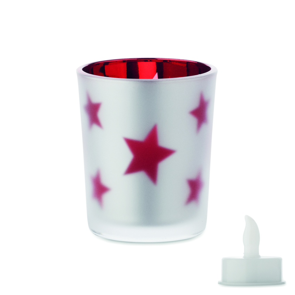 Logo trade promotional merchandise picture of: LED tea light candle