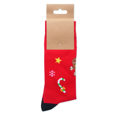 Logotrade advertising products photo of: Pair of Christmas socks L