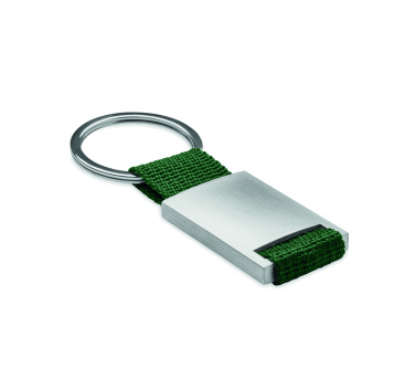 Logo trade promotional products picture of: Metal rectangular key ring Espoo