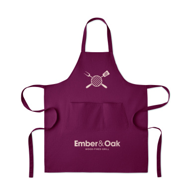 Logo trade promotional gifts image of: Organic cotton apron 240 gr/m²