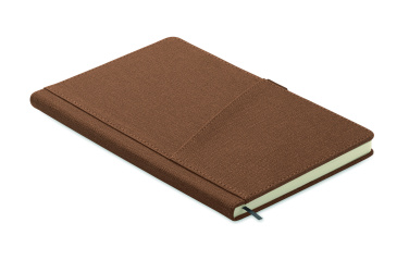 Logotrade promotional giveaway image of: A5 notebook PU front pocket