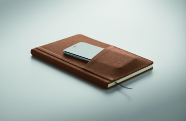 Logotrade corporate gift picture of: A5 notebook PU front pocket