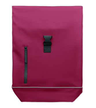 Logo trade promotional products image of: Laptop 15" roll top PU backpack