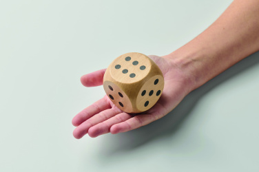 Logotrade promotional giveaways photo of: Schima wooden dice 5cm dia