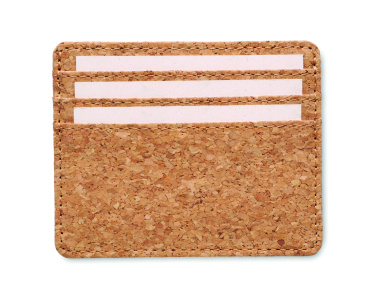 Logo trade promotional gifts image of: Cork cardholder with RFID