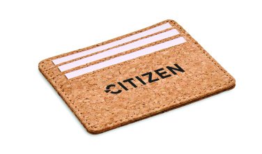 Logotrade corporate gift image of: Cork cardholder with RFID
