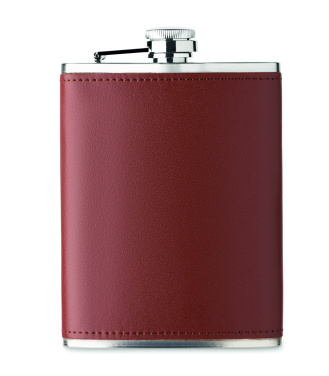 Logotrade advertising products photo of: Slim hip flask 200 ml