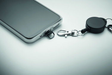 Logo trade promotional giveaways image of: Retractable phone holder