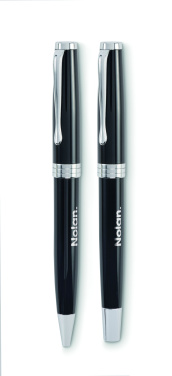 Logotrade promotional gifts photo of: Ball pen and roller set