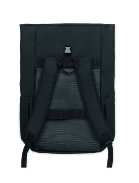 Logo trade advertising products image of: Rolltop laptop rucksack 600D