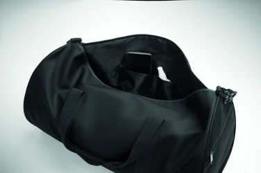 Logo trade promotional merchandise picture of: Duffle bag in 600D RPET