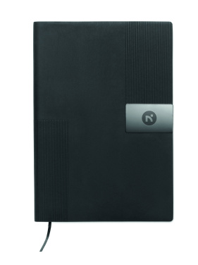 Logo trade business gifts image of: A5 PU notebook