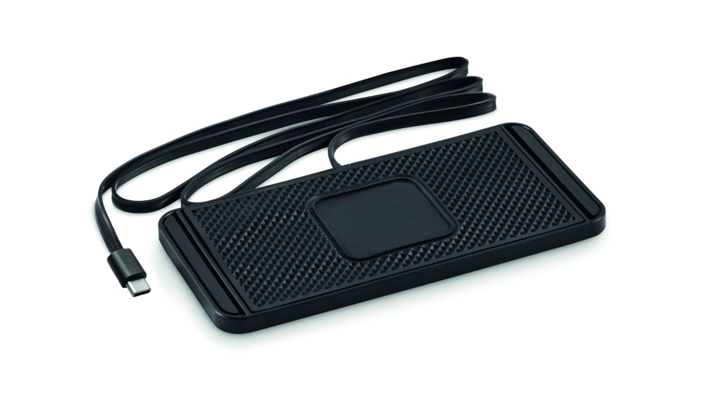 Logo trade promotional merchandise image of: Pad car wireless charger 15W