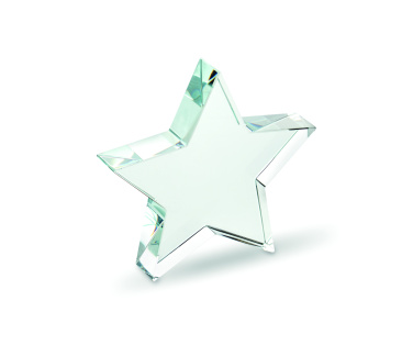 Logotrade promotional gift image of: Glass star award