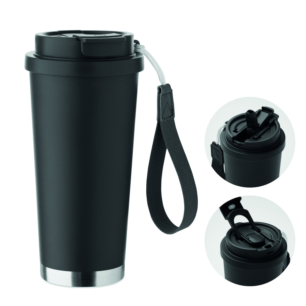 Logo trade business gifts image of: Double wall tumbler 500ml