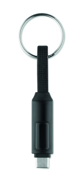 Logo trade promotional merchandise image of: 60W charging cable keyring