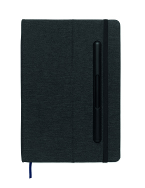 Logo trade promotional product photo of: A5 notebook with phone holder