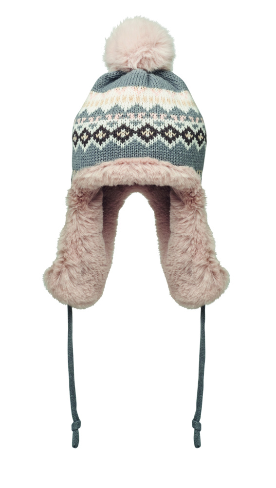 Logo trade promotional merchandise image of: Knitted beanie with ear flap
