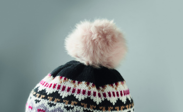 Logotrade advertising products photo of: Knitted beanie with ear flap