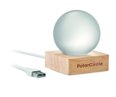Logotrade business gift image of: LED glass ball
