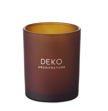 Logo trade corporate gift photo of: Plant based wax candle 80 gr