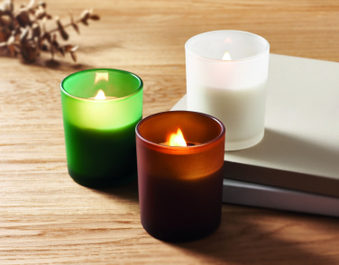 Logo trade promotional gift photo of: Plant based wax candle 80 gr