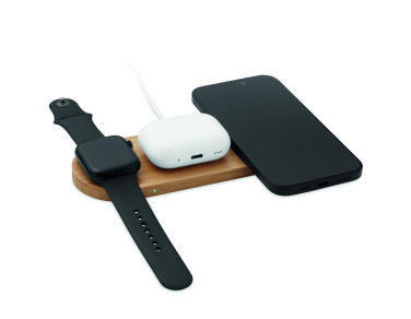 Logotrade promotional gift image of: 3 in 1 15W wireless charger